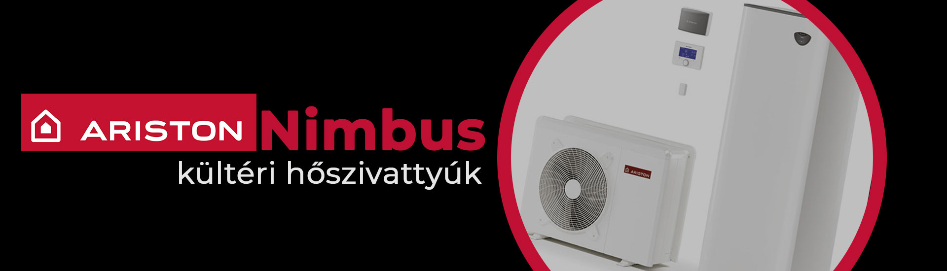 Ariston Nimbus kültéri hőszivattyúk